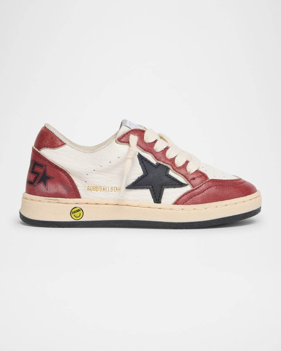 Boy's Ball Star Young Nappa Leather Sneakers, Baby/Toddlers